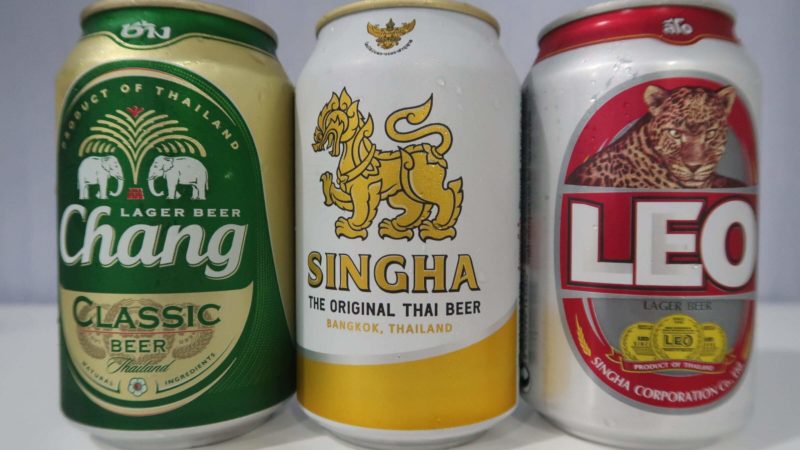 タイの3大ビール ビアシン シャン チャン レオ を飲み比べてみた 雑ログ