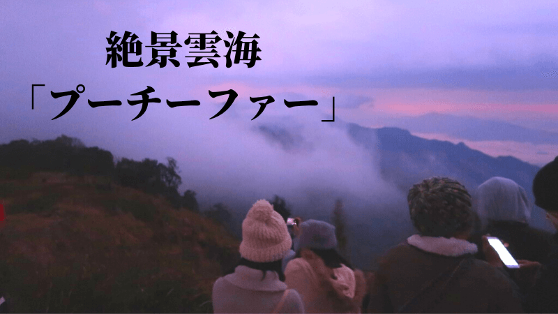 絶景雲海プーチーファー チェンライからの行き方と周辺の宿を紹介 雑ログ